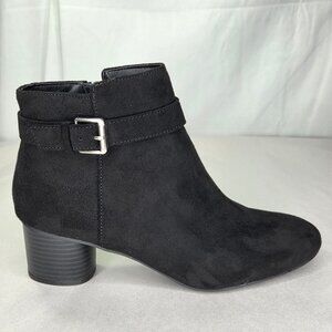 NWOT Style & Co Ariel Womens Block Heel Buckle Dress Booties